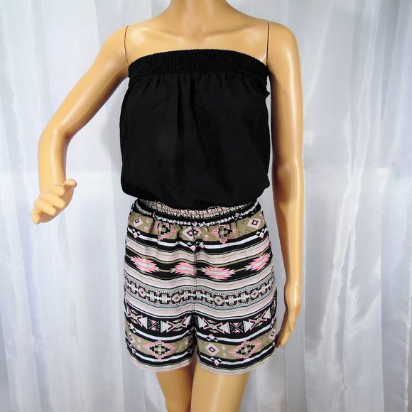 Speed Control Strapless Romper - Picture 1 of 10